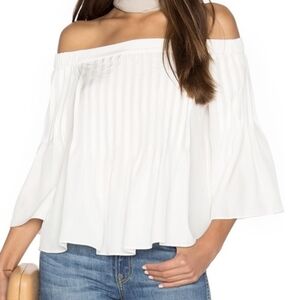 Tibi silk top